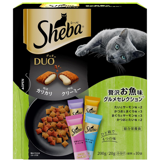 シーバ デュオ キャットフード 贅沢お魚味グルメセレクション 成猫用 200g