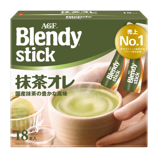 AGF ブレンディ スティック 抹茶オレ 18本 【 粉末 抹茶 】
