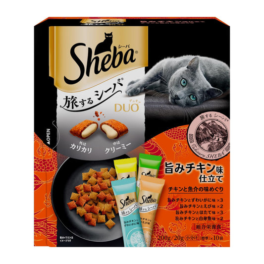 シーバ デュオ キャットフード 旅するシーバ 旨みチキン味仕立て チキンと魚介の味めぐり 成猫用