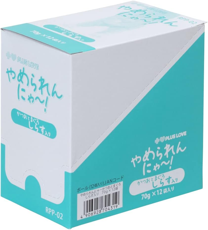 プラスラブ やめられんにゃー! かつおとまぐろ しらす入り 70g×48個