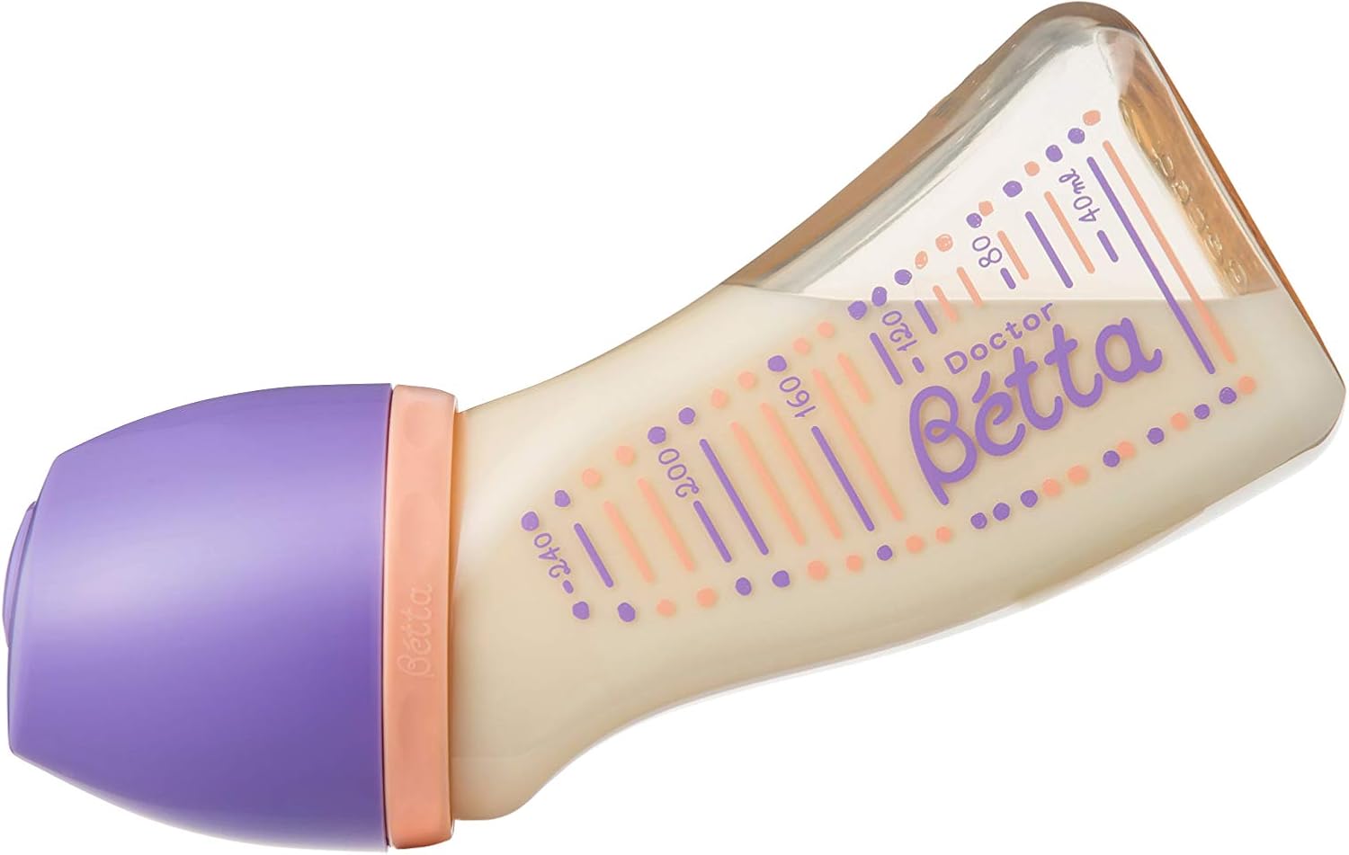 ベッタ (Betta) ドクターベッタ 哺乳びん ブレイン 広口 WS2 パープル 240ml 0か月~ PPSU