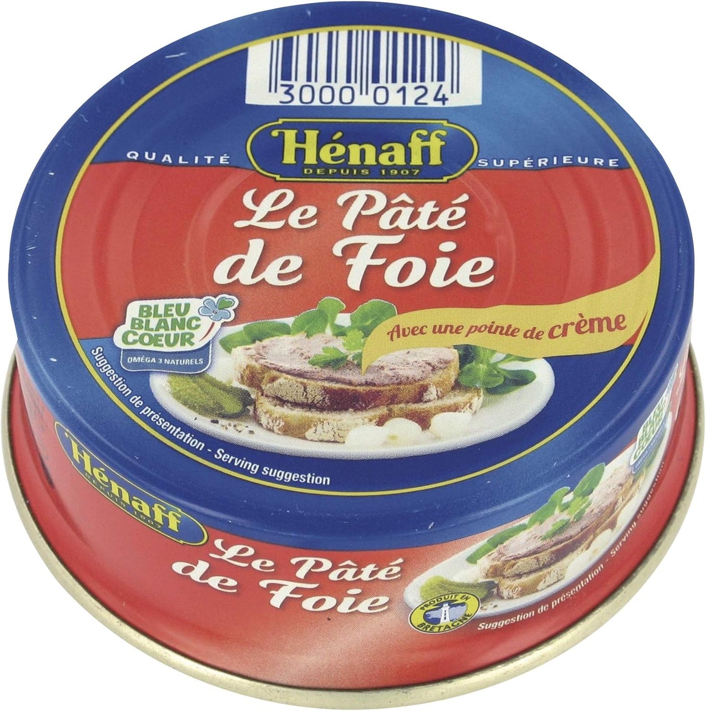 HENAFF (エナフ) レバー パテ 78g 缶 【フランス産 豚肉 使用】【発色剤不使用】