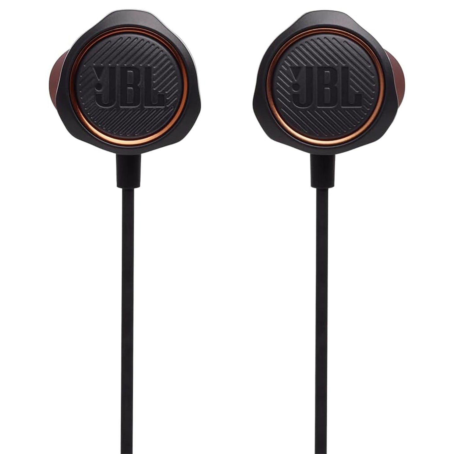 JBL Quantum 50 有線 インイヤー ゲームヘッドフォン インラインコントロール付き ブラック