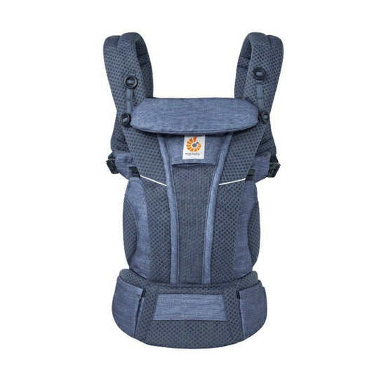 Ergobaby(エルゴベビー) 抱っこひも OMNI Breeze ヘザードデニムブルー 0ヶ月から36ヶ月 メッシュ素材 通気性 日本限定 CREGBCZ360PHTRDNM