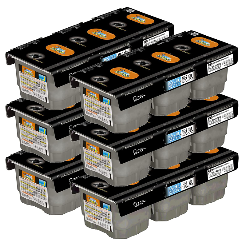 ドライペット 備長炭ドライペット 除湿剤 タンクタイプ どこでも用 3個入×6個パック オリジナルデザイン 除湿 脱臭 湿気取り