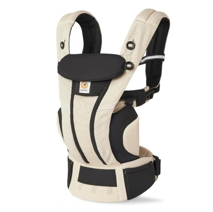 Ergobaby(エルゴベビー) EBC OMNI Breeze ブラック&ベージュカラーブロック 抱っこひも 新生児から 人間工学 メッシュ 通気性 洗濯機可能 日本限定色 抱き方4通り 成長に合わせて使える CREGBCZ360PBKBGCB