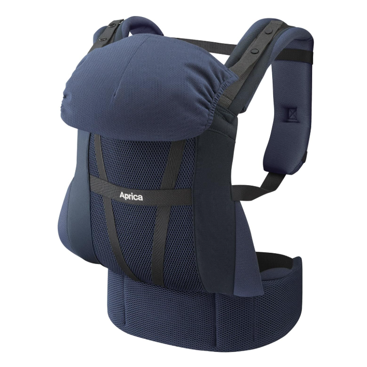 Aprica(アップリカ) 抱っこ紐 コランハグ ライト 0か月~36か月まで 新生児から使える 横抱っこ可能 5WAY (ネイビー) 39388