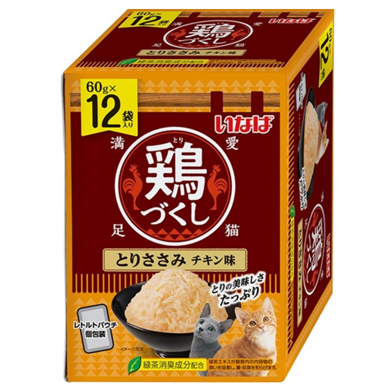 いなば 鶏づくし チキン味 60g×12袋