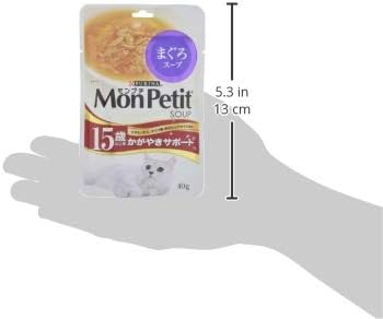 モンプチ スープ パウチ 高齢猫用(15歳以上) かがやきサポートまぐろスープ 40g×12袋入り (まとめ買い) [キャットフード]