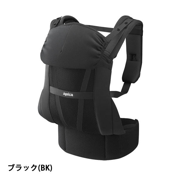 Aprica(アップリカ) 抱っこ紐 コランハグ ライト 0か月から36か月まで 新生児から使える 横抱っこ可能 5WAY (ブラック) 39387