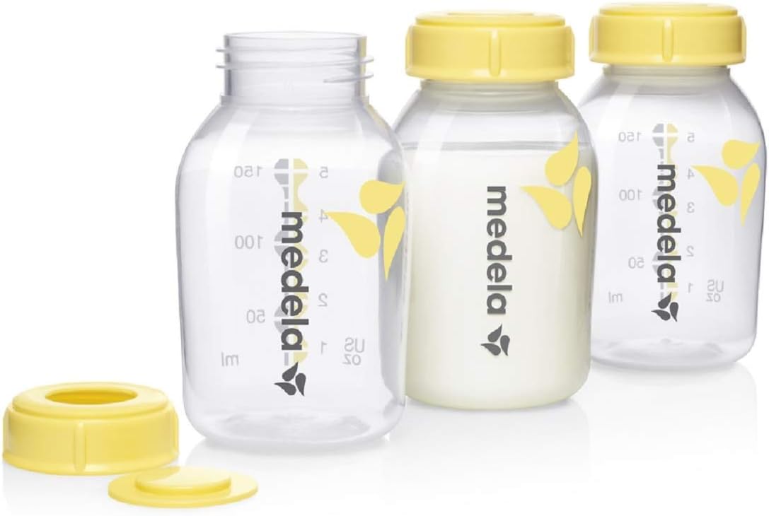 Medela(メデラ) 母乳ボトル 150ml 3本セット そのまま冷凍・冷蔵 搾乳、保存、授乳を1つのボトルで 電子レンジ利用可 母乳育児をやさしくサポート