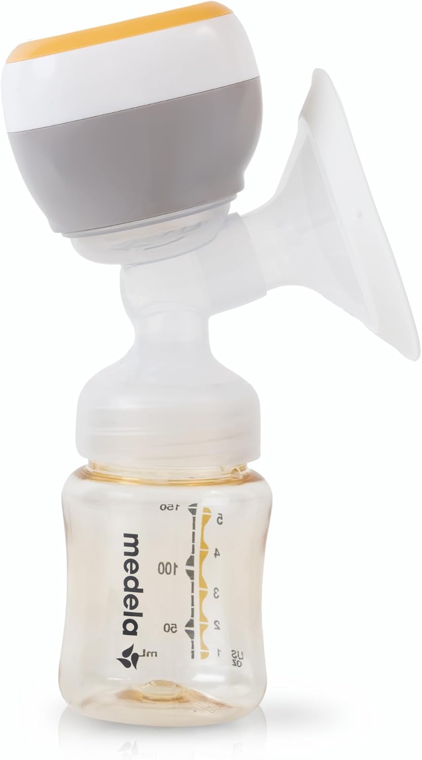 メデラ 電動搾乳機 メデライージー 手軽に自動で搾乳できる電動さく乳器 10段階の吸引圧 食洗器・電子レンジスチーム消毒対応 長時間バッテリー カウントタイマー付き