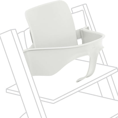 Stokke (ストッケ) トリップトラップ専用 ベビーセット ベビーチェア ハイチェア単品 付属品 子供 椅子 ベビーセット2 ホワイト ※本体別売り 生後6ヶ月から3歳頃まで使用可能 延長グライダー 出産祝 北欧デザイン 2024年モデル