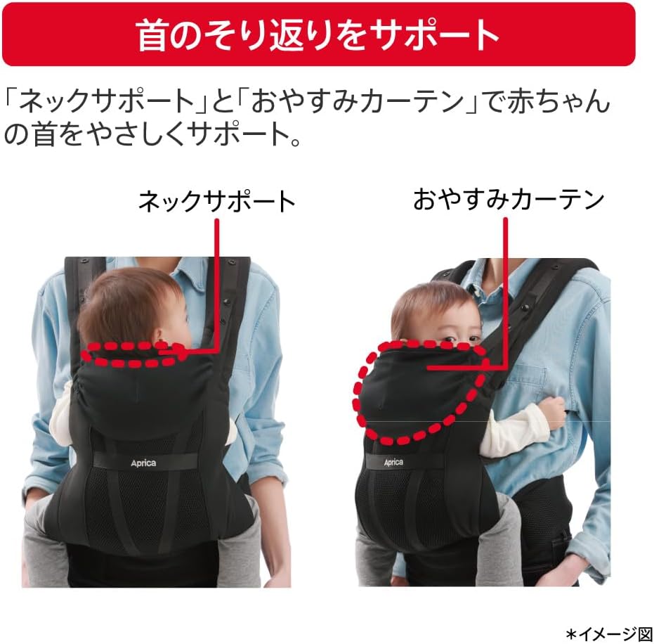 Aprica(アップリカ) 抱っこ紐 コランハグ ライト 0か月~36か月まで 新生児から使える 横抱っこ可能 5WAY (ネイビー) 39388