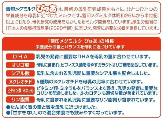 雪印メグミルク ぴゅあ 大缶 ８２０ｇ /ぴゅあ ベビー ミルク