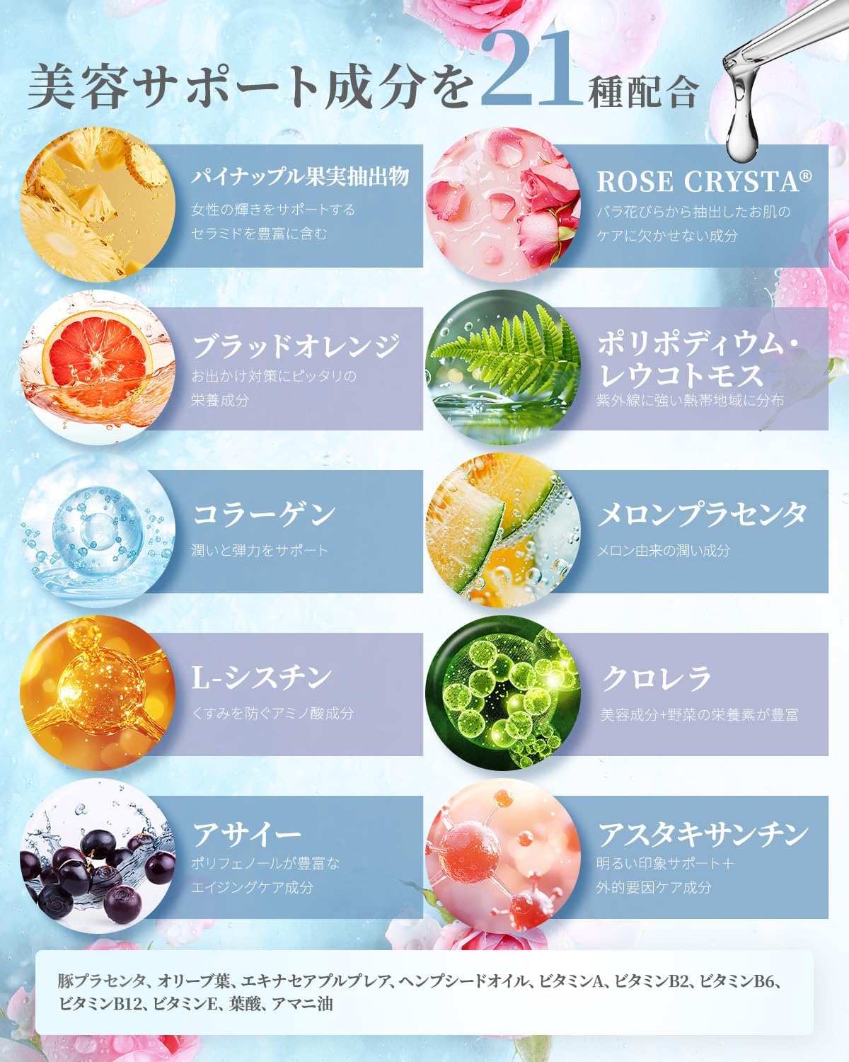 悩み解決ラボ ピュアビタホワイト 30日分 ビタミンC 美容サポート成分21種贅沢配合 ビタミン コラーゲン プラセンタ 11種の無添加 栄養機能食品 国内製造