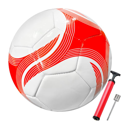 サッカーボール 4号 検定球 (一般・大学・高校生・中学生用) ホワイト/ブラック