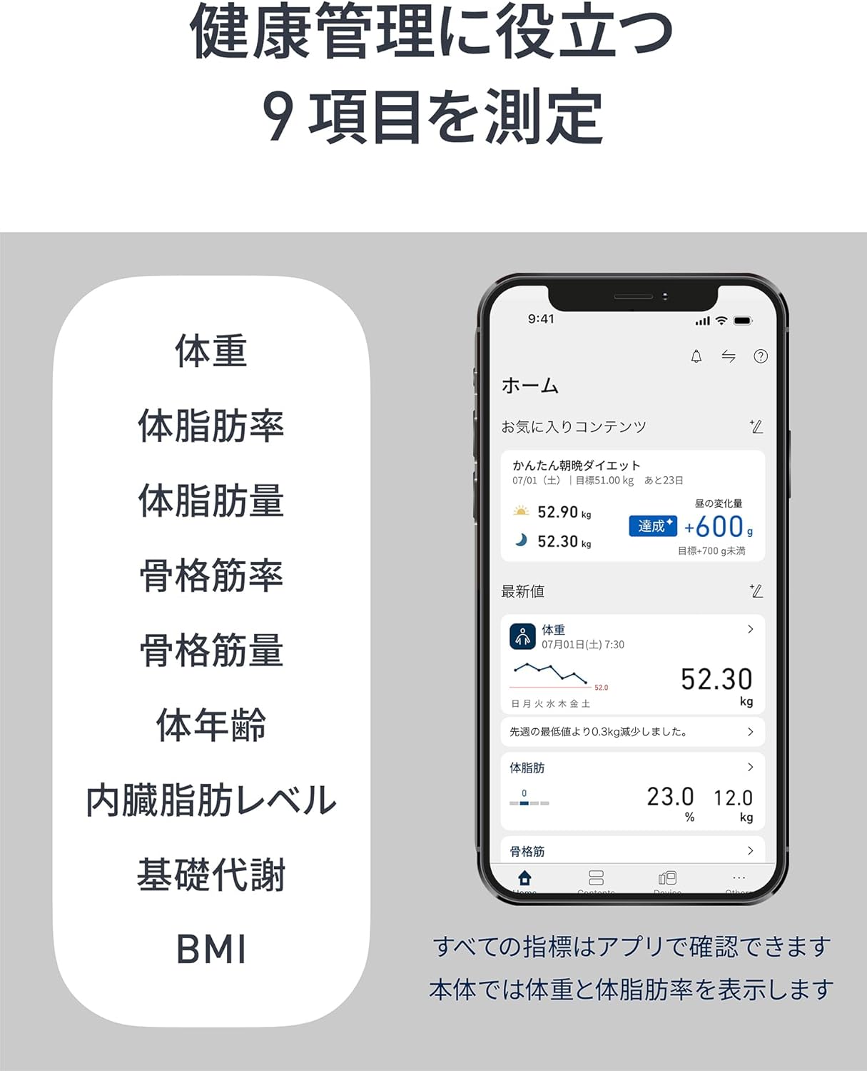 オムロン 体重 体組成計 カラダスキャン ホワイト KRD-203-W 自動認識 乗るだけで測定開始 薄型設計