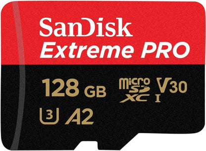 microSDXC 128GB SanDisk SanDisk SDSQXCD-128G-GN6MA Extreme PRO R:200MB/s W: 90MB/s UHS-I U3 V30 4K Ultra HD A2 Compatible with SD Adapter Included [並行輸入品]
