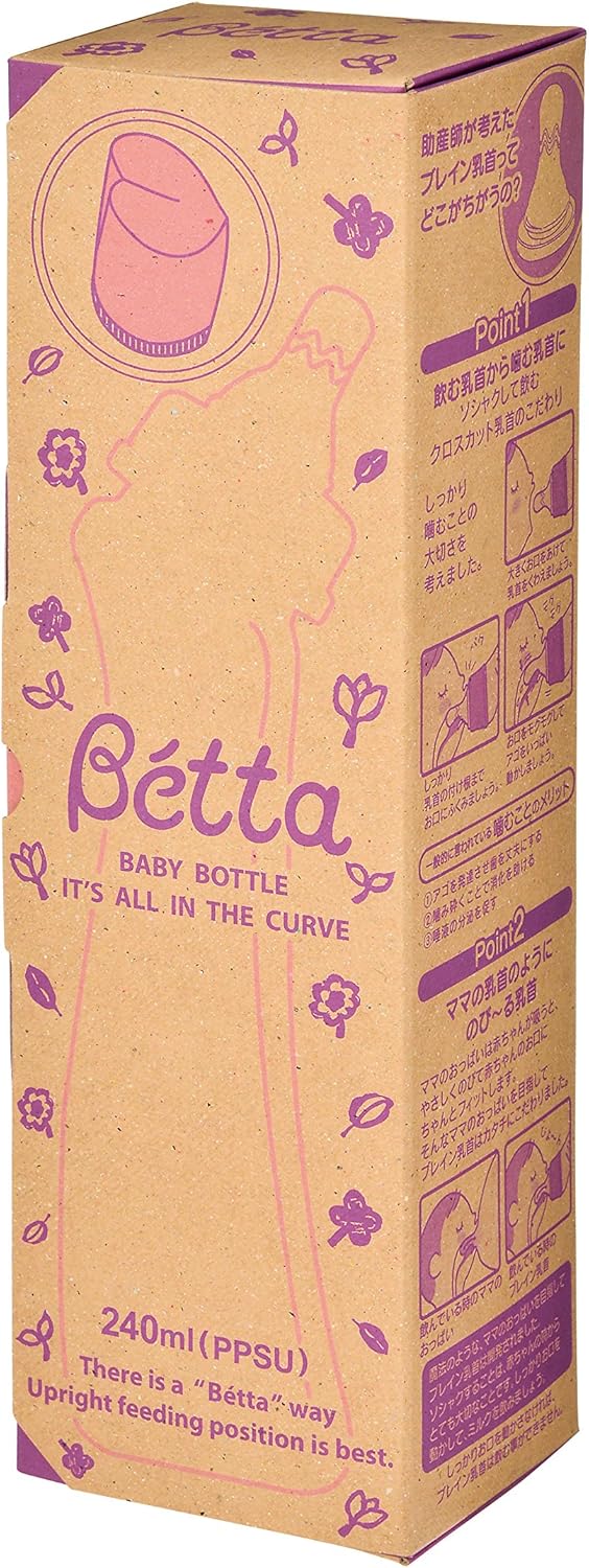 ベッタ Betta ドクターベッタ哺乳びん ブレイン SF4-240ml (PPSU製) Flower フラワー