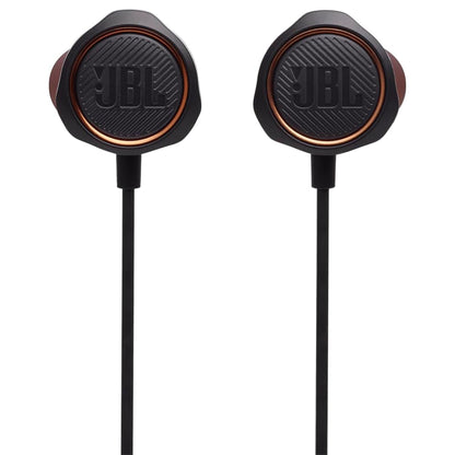 JBL Quantum 50 有線 インイヤー ゲームヘッドフォン インラインコントロール付き ブラック