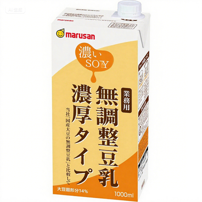 マルサン 業務用 無調整豆乳 濃厚タイプ 1L×6本